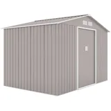 HATTORO Metallgerätehaus 2,7 x 1,9 m hellgrau