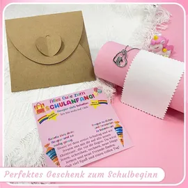 luxuskollektion Einhorn Kette Mädchen Einschulung Schulanfang