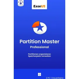 EASEUS Partition Master Professional 19 / Windows / 2 PC / Dauerlizenz / KEY (E...