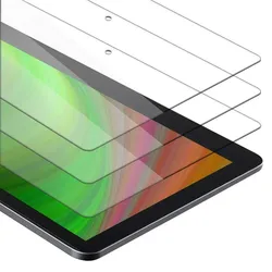 Cadorabo 3x Panzer Folie für Lenovo Tab M10 (10.1") in Transparent Tablet Schutzfolie Tempered Display-Schutzglas