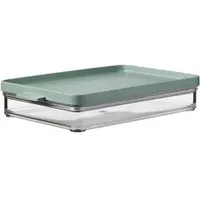 Mepal Omnia Aufschnittdose transparent nordic sage 14,9 x 4,4 x 21,9 cm 0,5 l