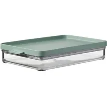 Mepal Omnia Aufschnittdose transparent nordic sage 14,9 x 4,4 x 21,9 cm 0,5 l