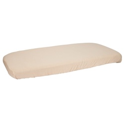 Spannbetttuch Wiege Musselin Newborn Naturals 40 x 80 cm, beige | Little Dutch