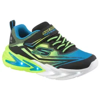 SKECHERS Flex Glow Ultra Kinder Schwarz/Blau 36