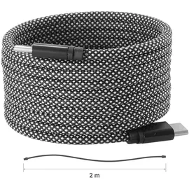 ideoon USB-C auf USB-C 2 m Schwarz
