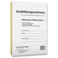 Ausbildungsnachweis Elektroniker/Elektronikerin  Kartoniert (TB)