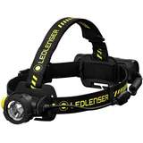 Ledlenser H7R Work LED, aufladbar mit Lithium Akku, wasserdicht IP67, 1000 Lumen, high CRI, fokussierbar, stufenlos dimmbar, Leuchtweite 250m, mit Helmclips, USB Magnetladekabel