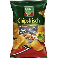 funny-frisch Chips Chipsfrisch Currywurst Style, Kartoffelchips, 150g
