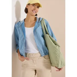Cecil CECIL, Damen, Blouson im Denim-Look mit Zipper - XXL
