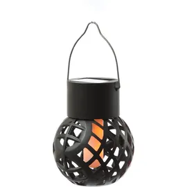 MARELIDA LED Solar Hängeleuchte Feuerball Kugelleuchte mit Flammeneffekt 4St.