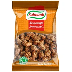 12x SALMANLI 200g - gebrannte Erdnüsse mit Sesam - Susamli Yer Fistigi