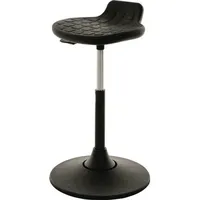 Lotz Drehhocker Kunststoff-Tellerfuß PU-Schaum schwarz Sitz-H.490-680mm LOTZ