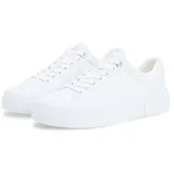 Tommy Hilfiger TH Foxing Platform Canvas Damen Weiß 40