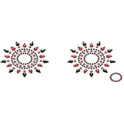 Gloria Schwarz & Rot Mystim (2 pcs)