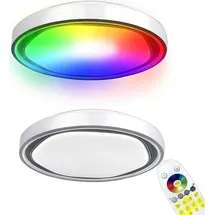 NAIZY Deckenleuchte φ50x8cm Deckenleuchten mit Fernbedienungen Modern Lampe Wohnzimmer Küchenlampe ABS+Metall