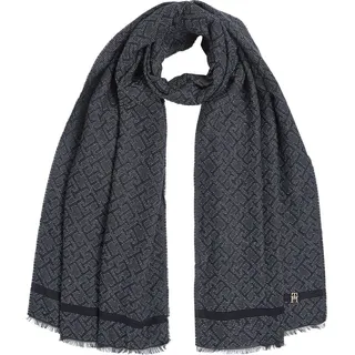 Tommy Hilfiger Schal TH Monogram Scarf Space Black