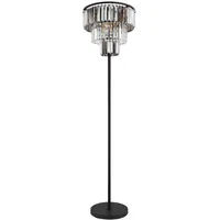 GLOBO 15695S Stehlampe NAXIS schwarz matt, Klar)