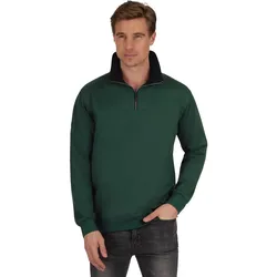 Trigema Sweatshirt »TRIGEMA Sweatshirt mit Reißverschluss« Trigema tanne XL
