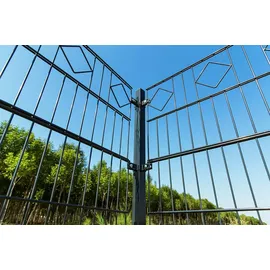 Home Deluxe Morata Raute Höhe: 120 cm / Länge: 20 m ohne Eckpfosten Gartenzaun Mattenzaun