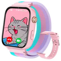 Alutoria Armbanduhr Kinder 4G, Uhr Kinder mit Videoanruf und Telefon, WiFi/GPS/LBS Tracker/SMS Empfangen SOS Schulmodus Wecker, Kindergeschenke, Kids Smart Uhr für ab 4 Jahren, Fuchsia