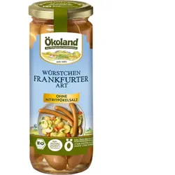 Ökoland Würstchen Frankfurter Art bio (6St)