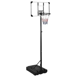 vidaXL Basketballständer Transparent 235-305 cm