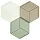 ZONE Denmark Hexagon in Grass/Mint/Liquorice | Gr.: onesize