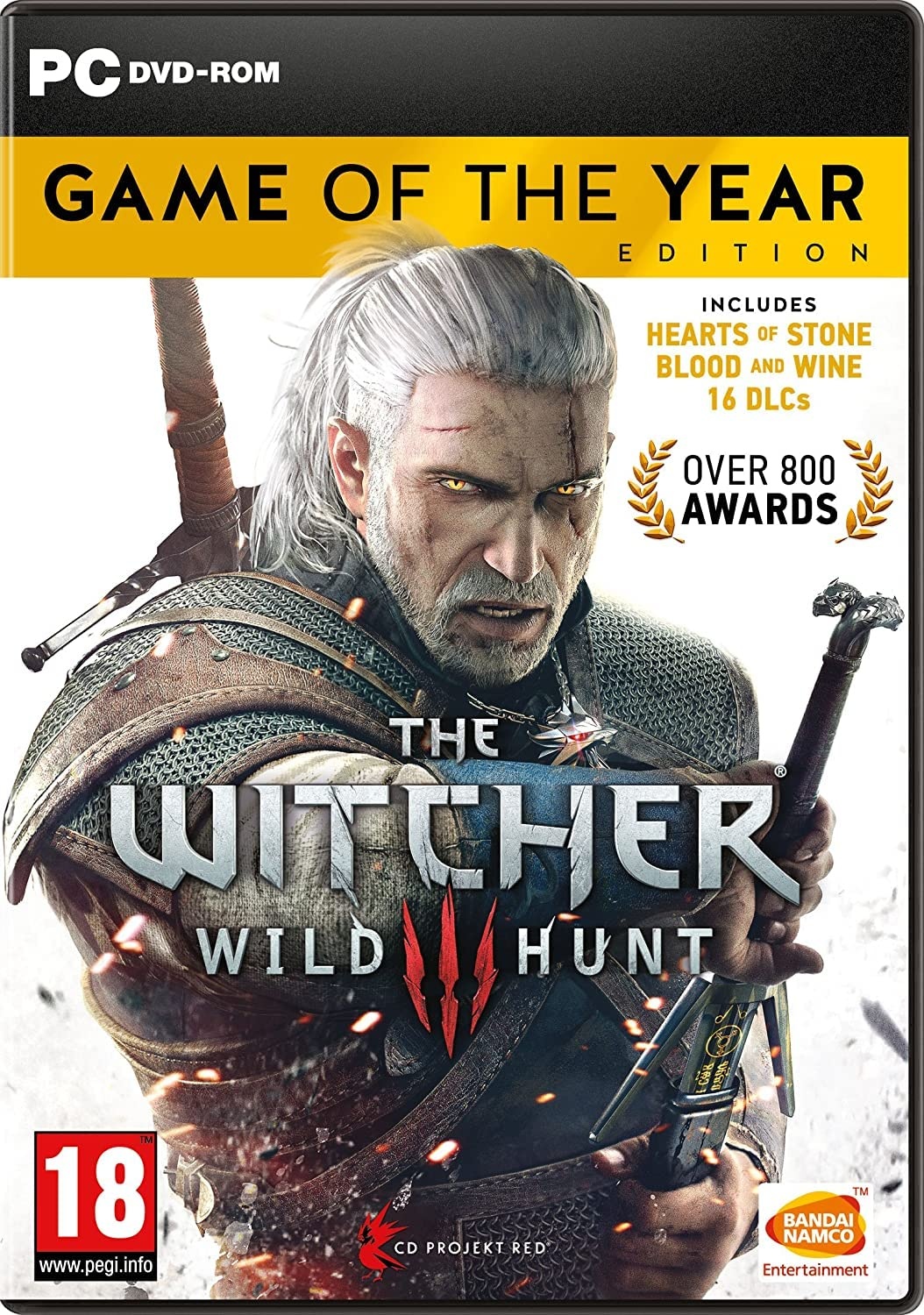 BANDAI NAMCO Entertainment The Witcher 3: Wild Hunt Game of the Year Edition, PC Anglais