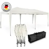 Kronenburg Handel Kronenburg Pavillon 298, champagner, 3 x 6m, höhenverstellbar, wasserdicht, faltbar