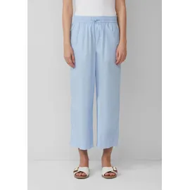 s.Oliver Leichte Culotte aus Baumwollmix Relaxed Fit Blau 40