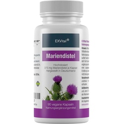 EXVital® Mariendistel Extrakt Kapseln - 60% Silymarin, hoch konzentriert 54 g