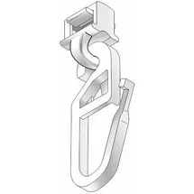 Hinno Klick-Gleiter HINNO "hinno-clic HC32" Gr. 1, weiß, B:0,85cm H:1cm L:3cm, Kunststoff, Gardinenbefestigungen, HINNO Clic-Gleiter