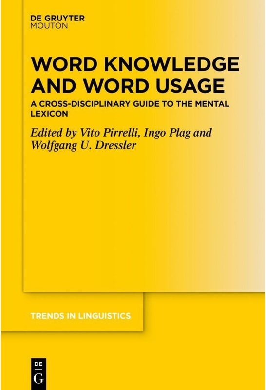Word Knowledge And Word Usage, Kartoniert (TB)