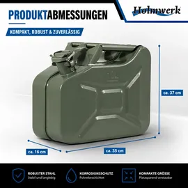 Trutzholm Benzinkanister 10 l Oliv