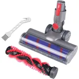 KENVOR Bürste Kompatibel mit Dyson V7 V8 V10 V11 V15 Staubsauger, Softroller-Aufsatz und Turbobürste ,Bodenbürste und LED-Lichter für Hartböden...