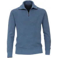 CASAMODA Troyer CASAMODA "CASAMODA uni" Gr. 5XL, blau (mittelblau) Herren Pullover