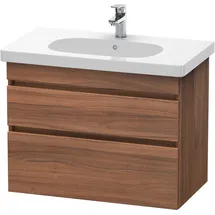 Duravit DuraStyle 80x45,3cm, Nussb Nat, 2 SchKa., wandhängend