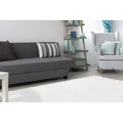 Teppich KAYOOM "Bali 110", beige (elfenbein), B:160cm H:40mm L:230cm, Polyester, Teppiche, flauschig und weich, UNI-Farben, hochflorig, hochwertiges Material