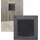 ChiliTec MILOS Schutzkontakt-Steckdose IP44, 250V/ 16A, inkl. Rahmen, UP, Anthrazit, 2 Stk
