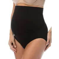 RelaxMaternity 5100 (Schwarz, M) Schwangerschafts-Slip Baumwolle mit eingebauter Unterleibstütze - M