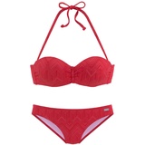 Buffalo Bügel-Bandeau-Bikini »Romance«, rot