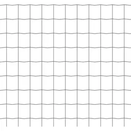 vidaXL Eurozaun Stahl 10 x 1,5 m Grau vidaXL