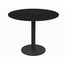 Klapptisch Bistro anthrazit rund - 70 cm rund HPL Beton-Design