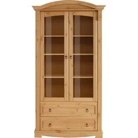 OTTO home Glasvitrine Anna 97 x 46 x 188 cm Beige
