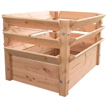 Westmann Premium Holz Hochbeet XXL 124 x 90,5 x 73 cm Natur