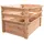 Westmann Premium Holz Hochbeet XXL 124 x 90,5 x 73 cm Natur