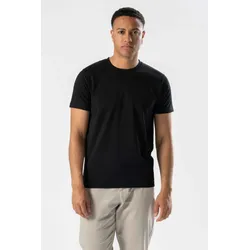 Regelmäßiges T -Shirt - Schwarz - Mann - TeeShoppen