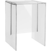 Kartell Max-Beam, Hocker/Beistelltisch, transparent-glasklar