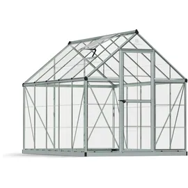CANOPIA Harmony Alu silber PC 0,7 mm 5,7 m2 inkl. Fundament