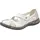Rieker 46367, Damen Geschlossene Ballerinas, Weiß (Weiss/Grey), 38 EU (5 UK)